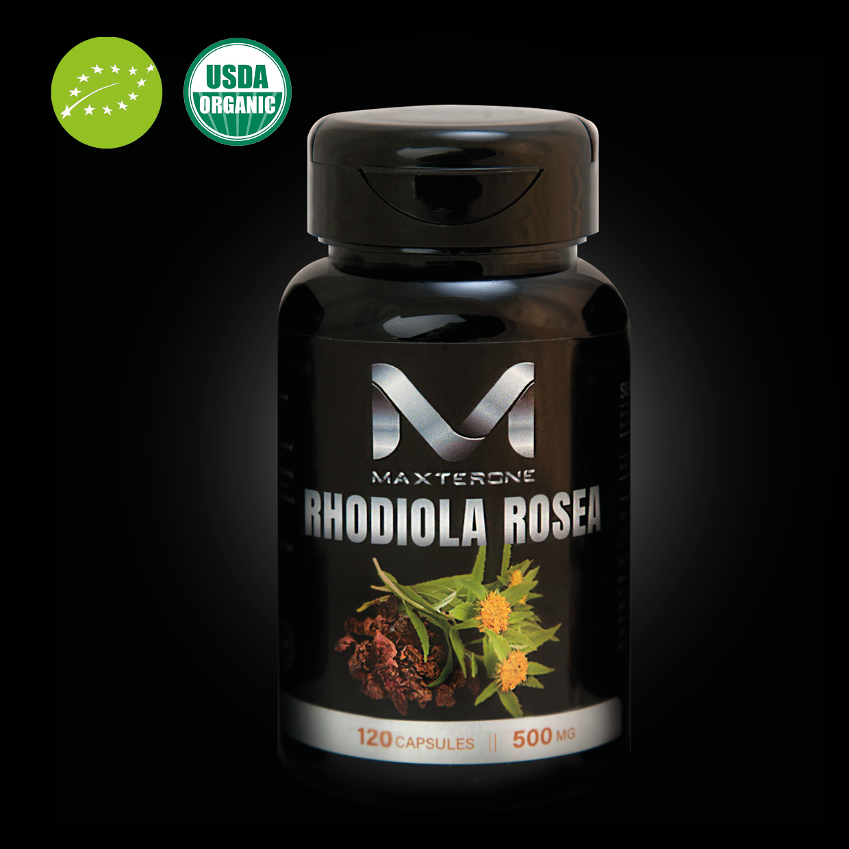 Rhodiola Rosea Organic 500 mg Maxterone